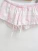 American Spicy Girl Plaid Lace-Up Low-Waist Sports Shorts