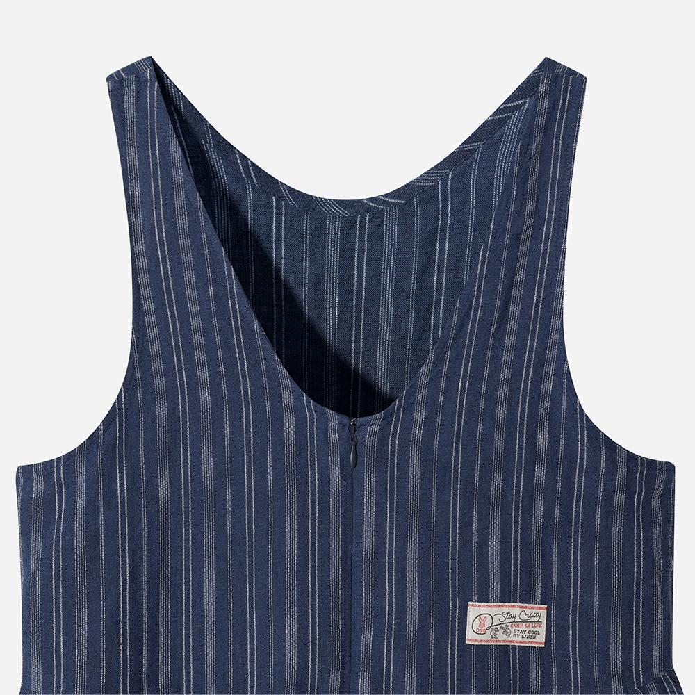 DOD Women'S) Martha Striped Dress (Blue)