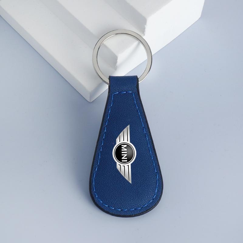 

Fashion Metal Leather Car Keyring Woven Belt Car Keychain For BMW Mini Cooper R50 R53 F56 F60 Clubman R55 R56 R60 R61 F54 F55