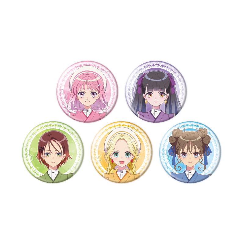 

Maebashi Witches 02 [Official Illustration] Can Badge Complete Set (5-Piece Box)