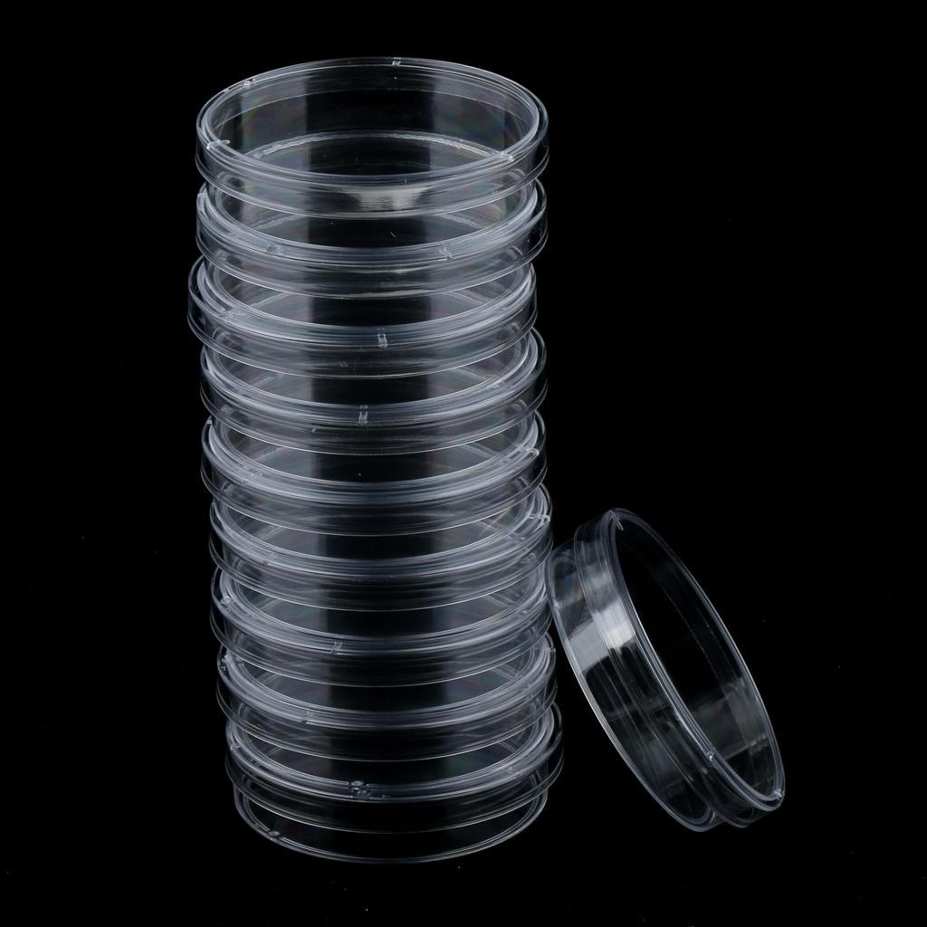 

Набор с крышками 35-90мм (Пакет из 10) Пластик, стерильность — идеально подходит для лабораторных научных выставок и 75mm