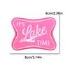 Hats Jeans Sew /Ironing Patch Square Cartoon Letter /Slogan Embroidered Diy Iron On Patches For Clothing Backpack Jackets Badges 