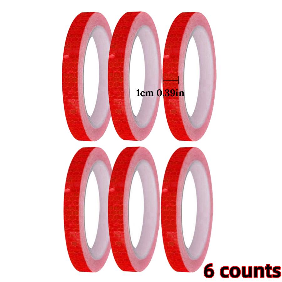 Auto Reflektierende Aufkleber Motorrad Fahrrad Reflektor Sicherheitswarnung Felgenaufkleber Band Auto Zubehör Auto Dekoration