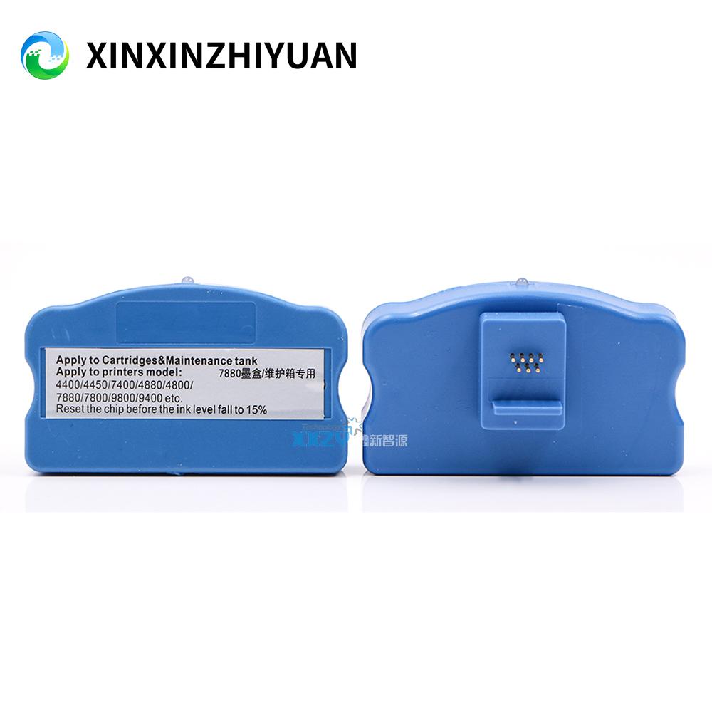 Ink Cartridge Chip Resetter for EPSON 7880/7800/9800/4880/4800/4400/4450/7400/9400 Printer Maintenance Tank Decoder Reset