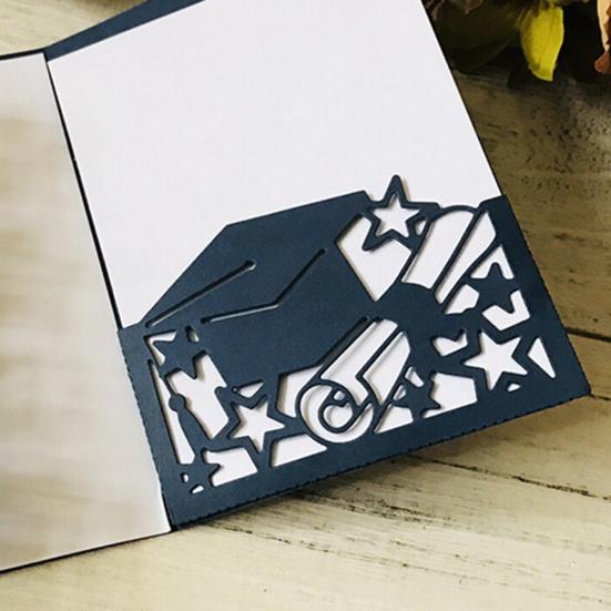 Mezuniyet Şapkası Kesme Kalıpları Kendin Yap Scrapbook Tebrik Kartları Yapımı Şablon Dekor