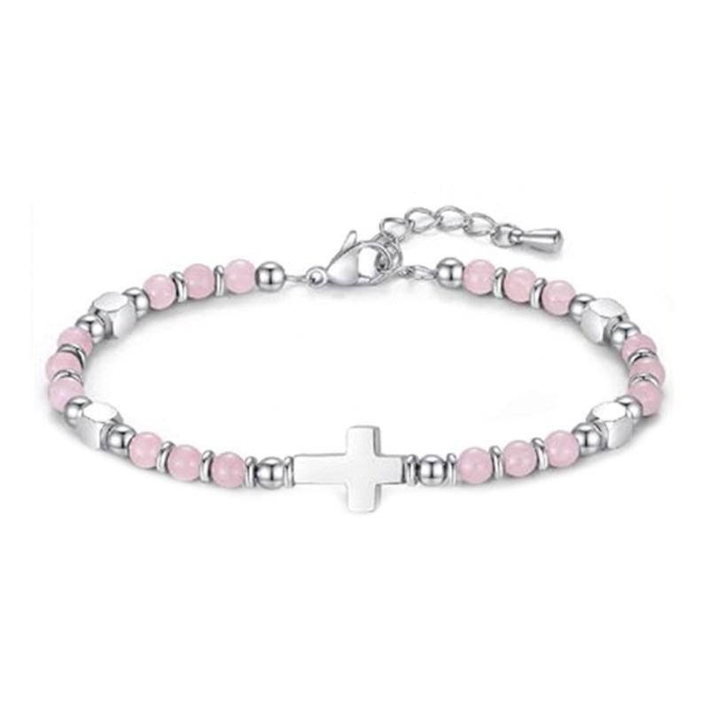 Браслет из натуральных камней Браслет с религиозными камнями Уникальный браслет из камней Браслет на цепочке с бусинами Браслеты с бусинами