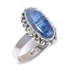 Natural Blue Kyanite Gemstone Handmade 925 Solid Silver Jewelry Ring Size 7 H3Y20
