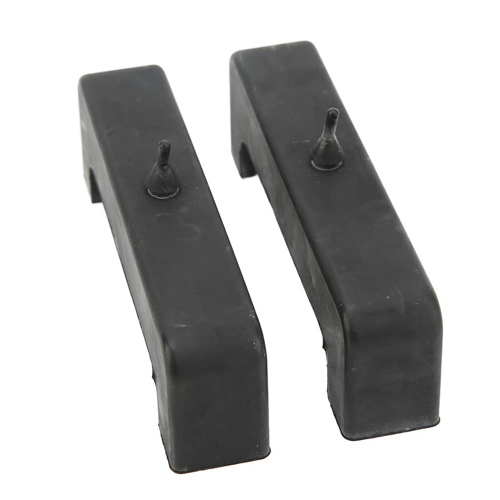 2 PCS Rubber Radiator Insulator Pads Black Radiator Mount Bushings Replacement For Express 2500 1996‑2019