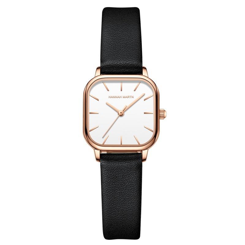 

2024 Новые водонепроницаемые женские часы в европейском стиле с маленьким квадратным ремешком, повседневные деловые женские часы