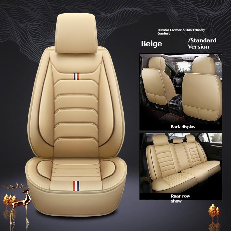 Poťah na autosedačku Poťah na predné sedadlo Chránič autosedačky Poťahy sedadiel do auta Priedušná PU koža Poťahy na autosedačky Pasujú do väčšiny vozidiel