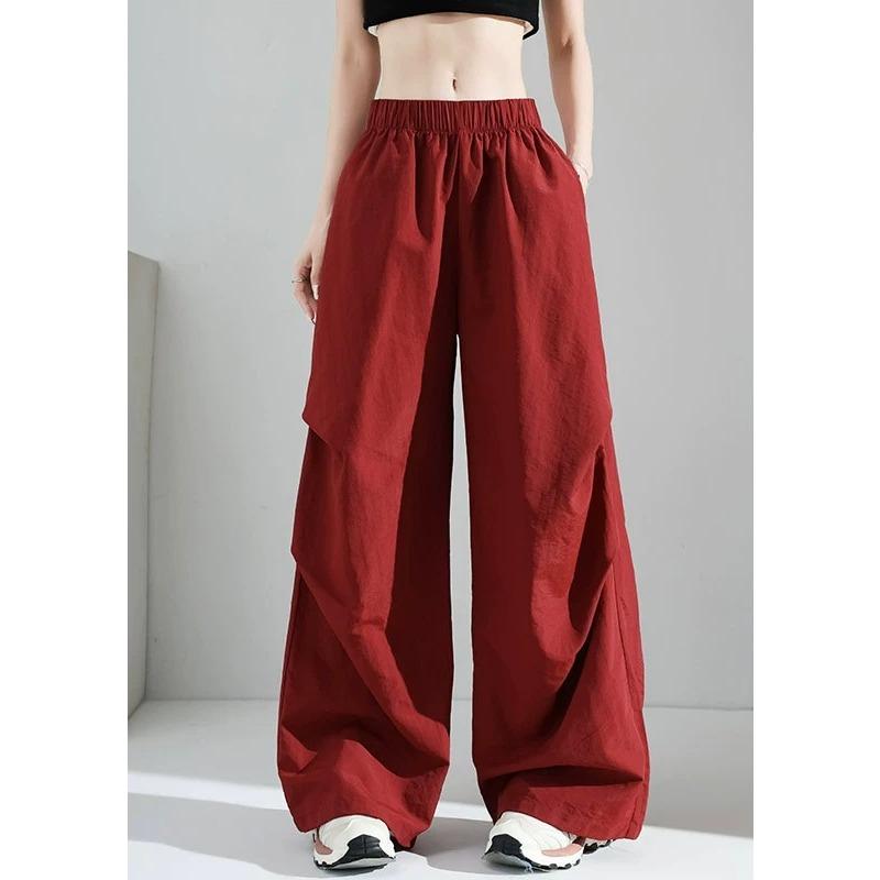 Quick-drying Overalls Women's Summer Thin Loose Casual Drape Parachute Wide-leg Pants