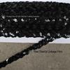 S-Shaped Sequin Lace Beads with 1.5CM Gold and Silver Ribbon for Clothing and Stage Accessories