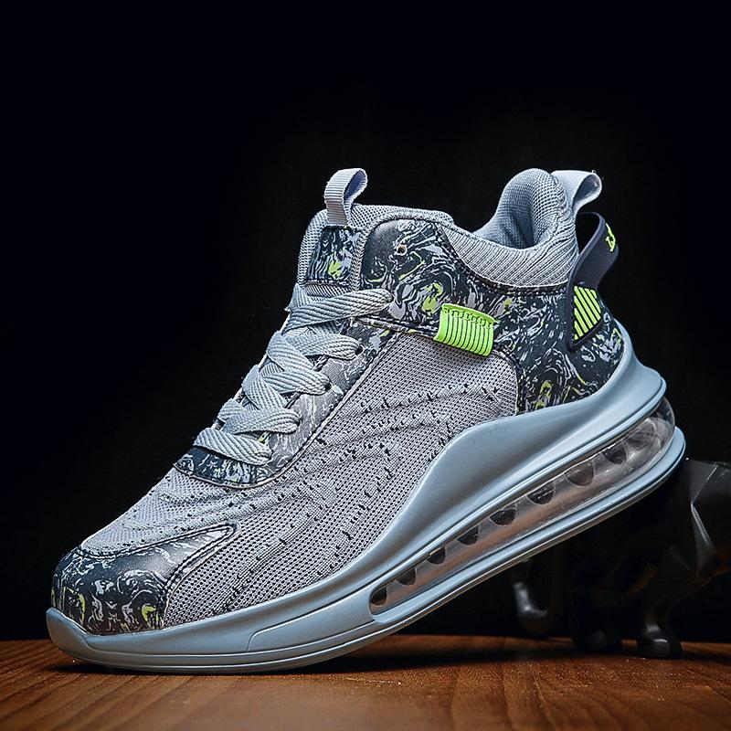 

Мужская обувь 2024 года, новая весенняя спортивная обувь, дышащие кроссовки Fish Scale Flying Woven, молодежная модная обувь большого размера 46 синий
