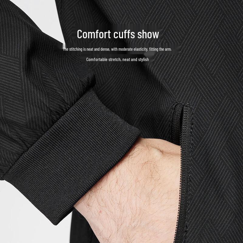 FIRS Men's Business Casual Baseball Collar Jacket