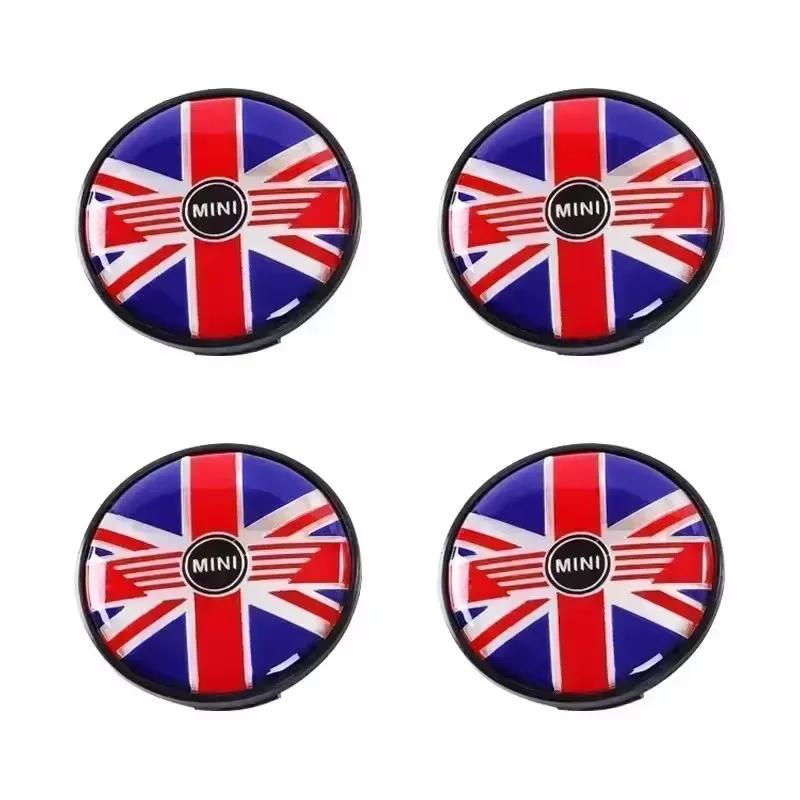 4pcs 56mm 54mm Car Wheel Center Hub Cap Badge Emblem Sticker For BMW Mini Cooper One S JCW R50 R53 R55 R56 R57 R60 F55 F56