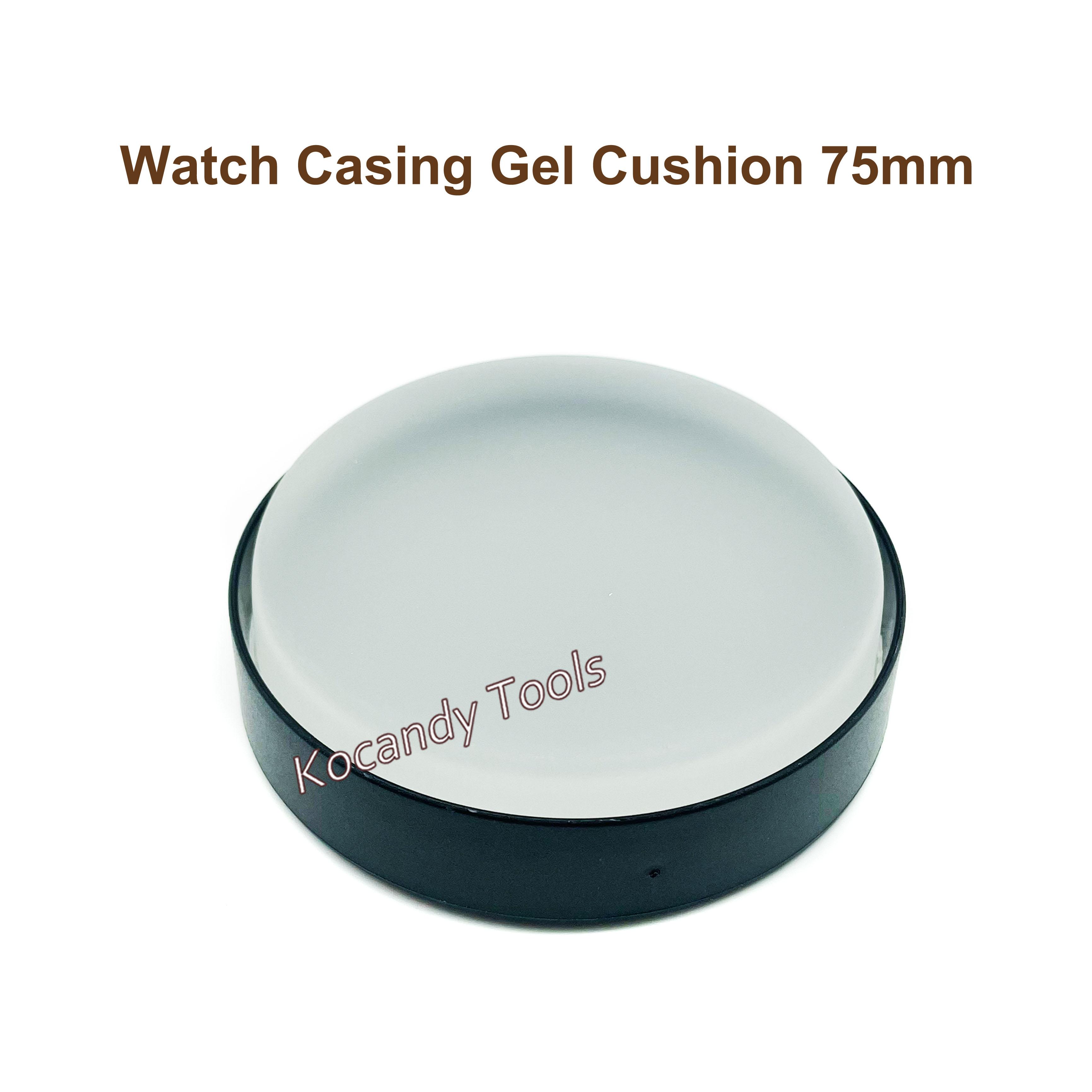 

75MM Watch Casing Gel Cushion Plastic Protection Pad Movement Base Scratch-Proof Watch Repair Tools Accessory for Watchmakers прозрачный