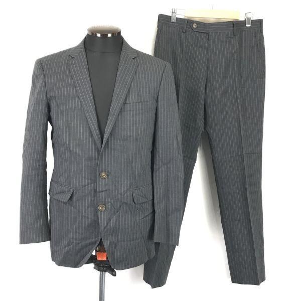 Made In Japan Bref Jacket Skirt Set Single Suit Men M Gray Vintage(USED)