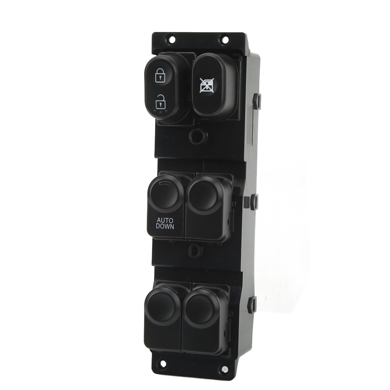 Left Door Electric Window 93570 0U110 Black Window Master Replacement for ACCENT 2010‑2014