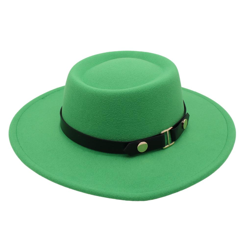 Nyugati Cowboy Kalap Szélvédő Kötél Jazz Kalap Velúr Vintage Felsőkallap Filc Kalap Gyapjú Kalap Férfiaknak és Nőknek