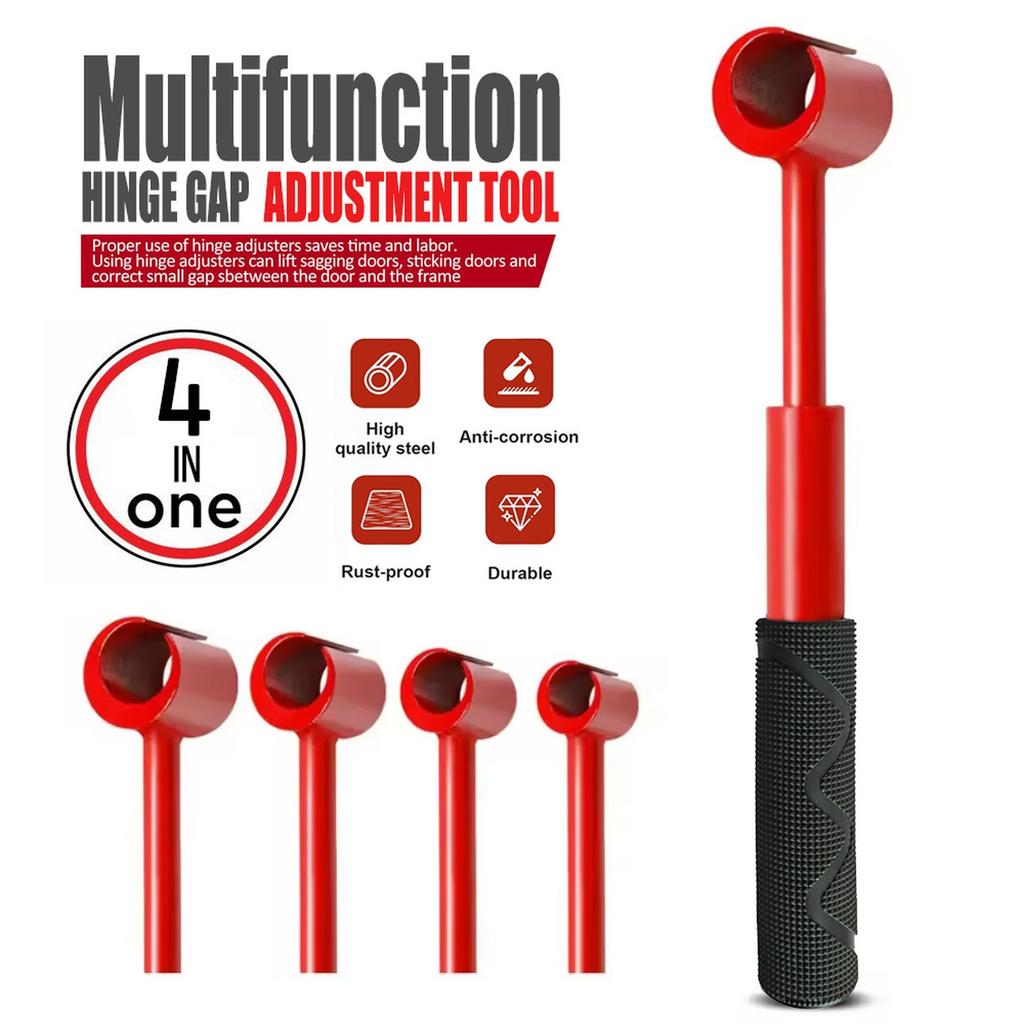 4-in-1 Hinge Adjustment , Heavy-Duty Household Hinge Tool