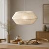 Woven Pendant Light Shade Handwoven Lampshade Paper Rope