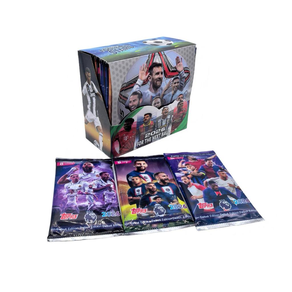 2026 World Cup Soccer Star Cards USA Canada Mexico Football Trading Cards Blind Box Collectible Kids Toy