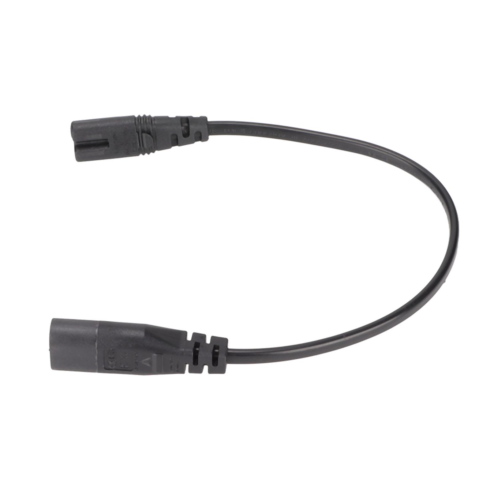 

IEC320 C8 to IEC320 C7 Extension Cord Extension Power Adapter for Laptop Sound Boxes LCD Monitors Printers 0.3m 1.0ft