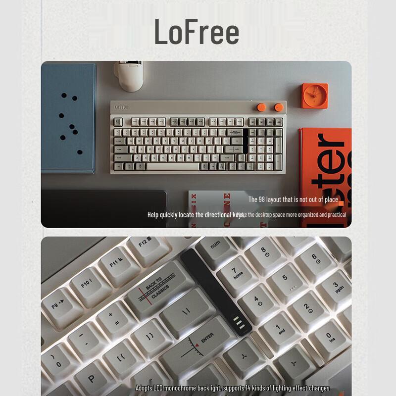 Lofree OE918 Xiao Fang 98 Tri-Mode Mechanical Keyboard
