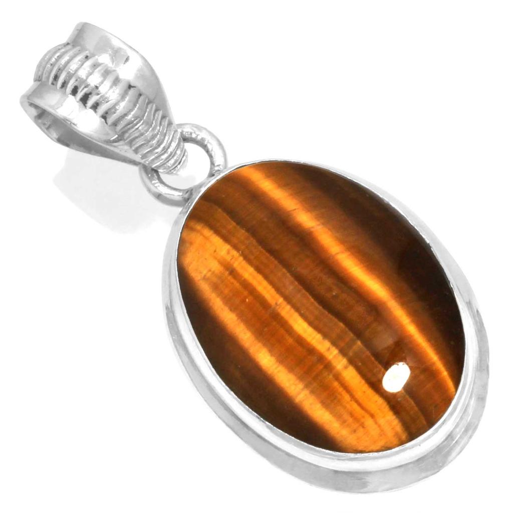 925 Sterlingsilber Anhänger Damen Edelstein Handgefertigter Schmuck Freundschaftstagsgeschenk Malachit Mondstein Rosenquarz Roter Stein Rauchtopas Tigerauge