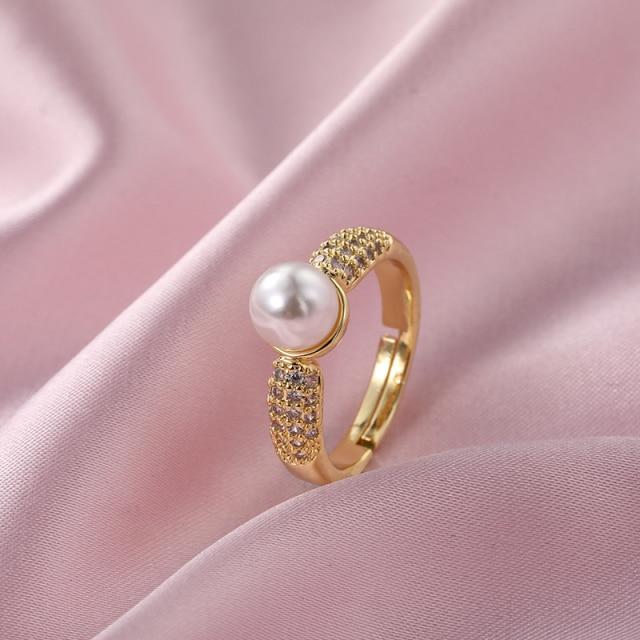 Ins Tide Adjustable Stainless Steel Rings For Women Simple Temperament Engagement Wedding Rings Fashion Jewelry Wholesale 2022