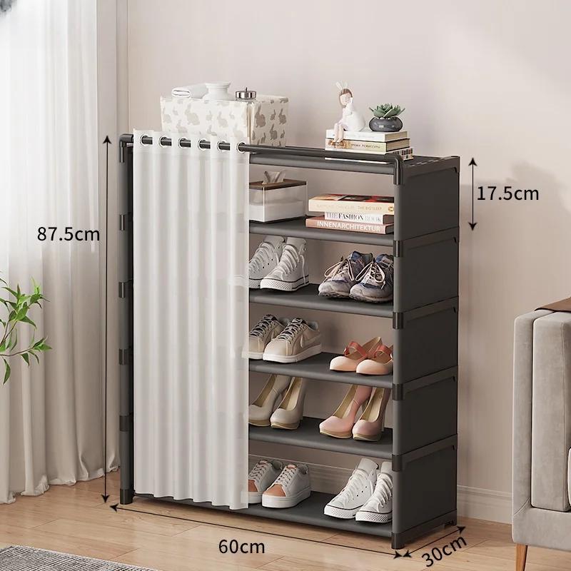 Многослойная пылезащитная полка для обуви Домашняя мебель Органайзер для обуви Шкаф для обуви Полка для обуви Полка для обуви Гостиная Полка для обуви
