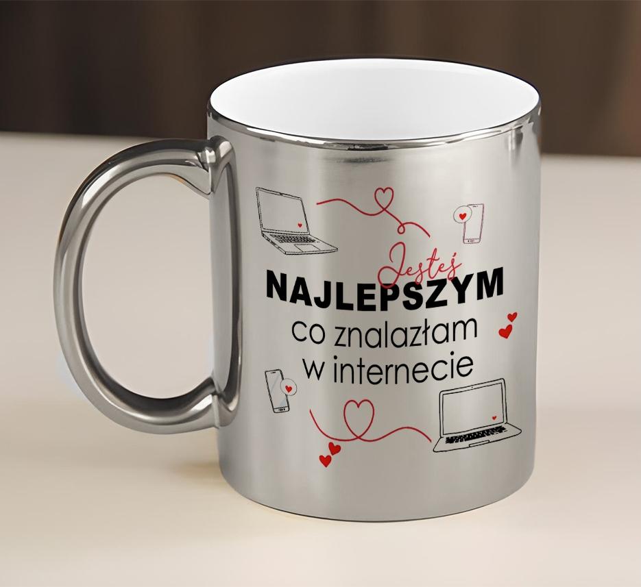 Prezent Na Walentynki Dla Niej Dla Niego Kubek Jesteś Najlepszy Dla Niego