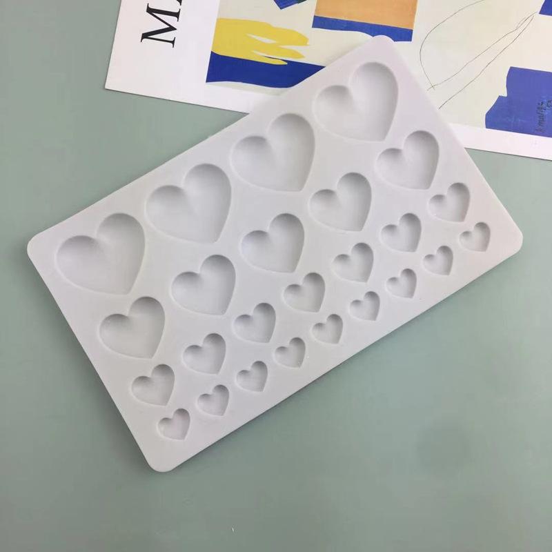 DIY Love Silicone Mold Chocolate Fondant Cake Mold Heart Dessert Decoration Baking Supplies