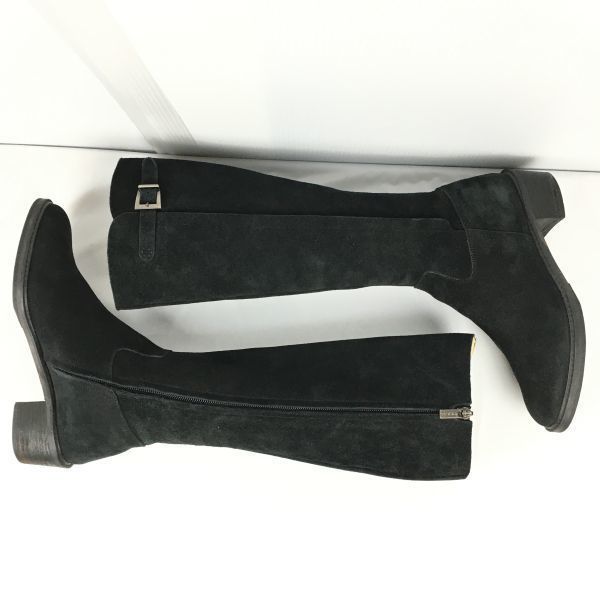 REGAL Tricker’s Long Boots Suede Size 23.5 Black Boots/Shoes Men's(USED)