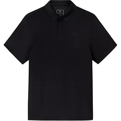 Série de Treinamento Esportivo Casual Simples Cor Sólida Pulôver Manga Curta Camisa Polo Masculina Camisas Polo Básica-Preta 952527135-5