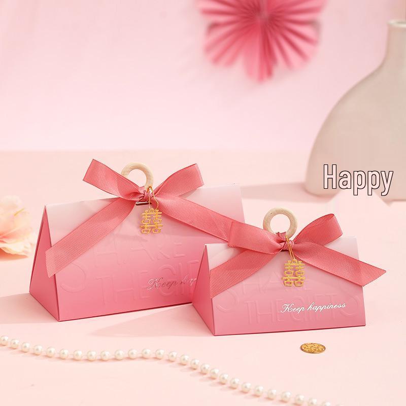 Elegant Purple Wedding Candy Box 2025: New Style Light Luxury for Engagement Party Favors