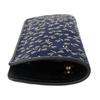 Inden Eyeglasses Sack Navy Blue Deerskin with White Dragonfly Soft 16cm x x Inden-ya 4203, Lacquer, Pattern, Type, 7.3cm 1.8cm