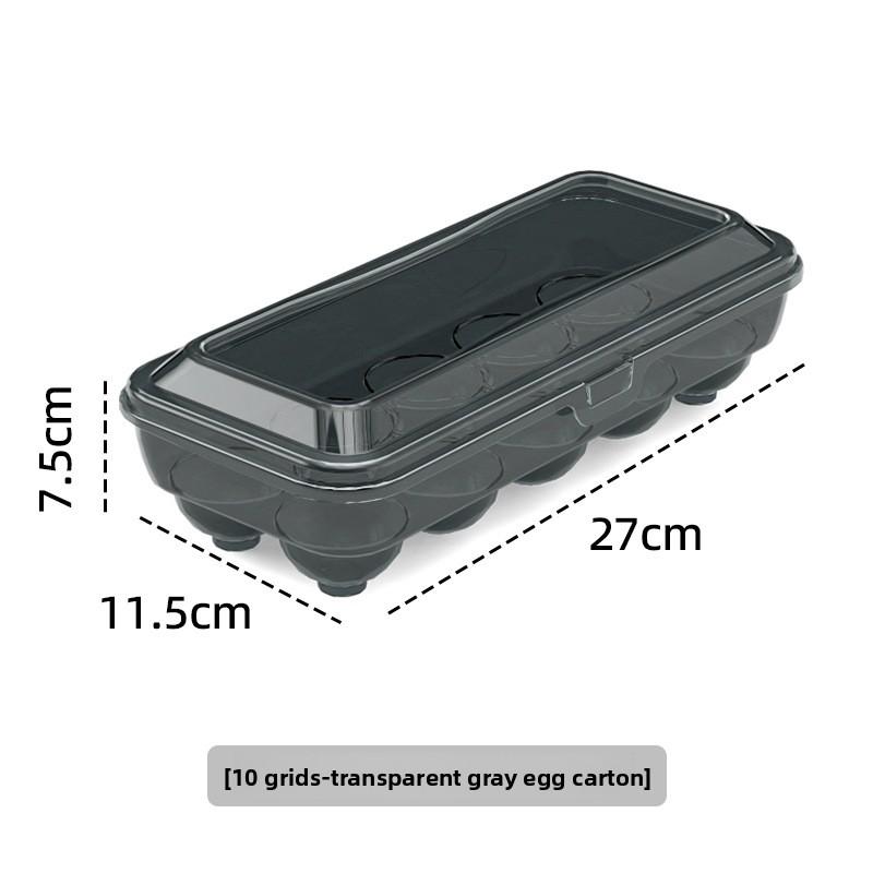 

Кухонная утварь Хранение в холодильнике Яйца Компактный контейнер для хранения 10 squares серый