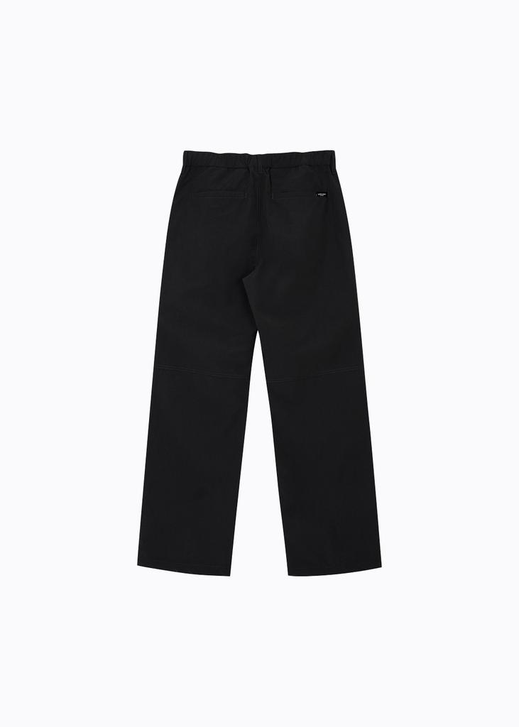 LIMELIGHT APPAREL Standard Fit Nylon Pants (Black)