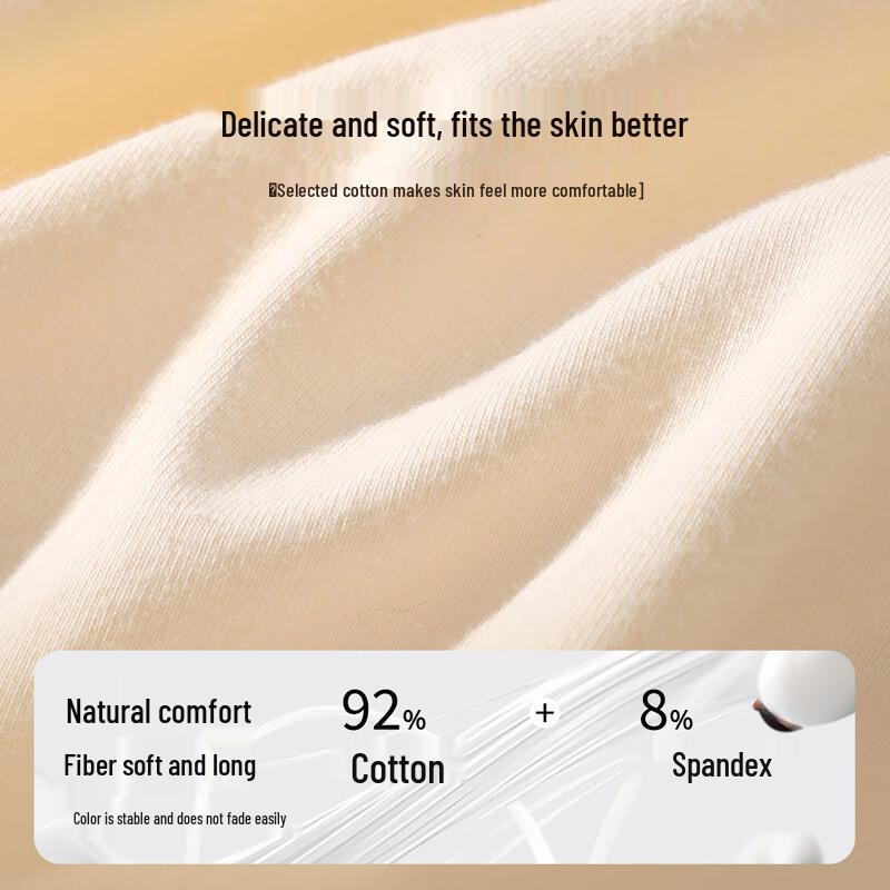 FENTENGCARE Women's 3-Pack High-Waist Antibacterial Tummy Control Briefs