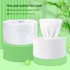 Large Disposable Cotton Face Wash Towels - Thickened, Lint-Free, Soft & Absorbent for Home Use