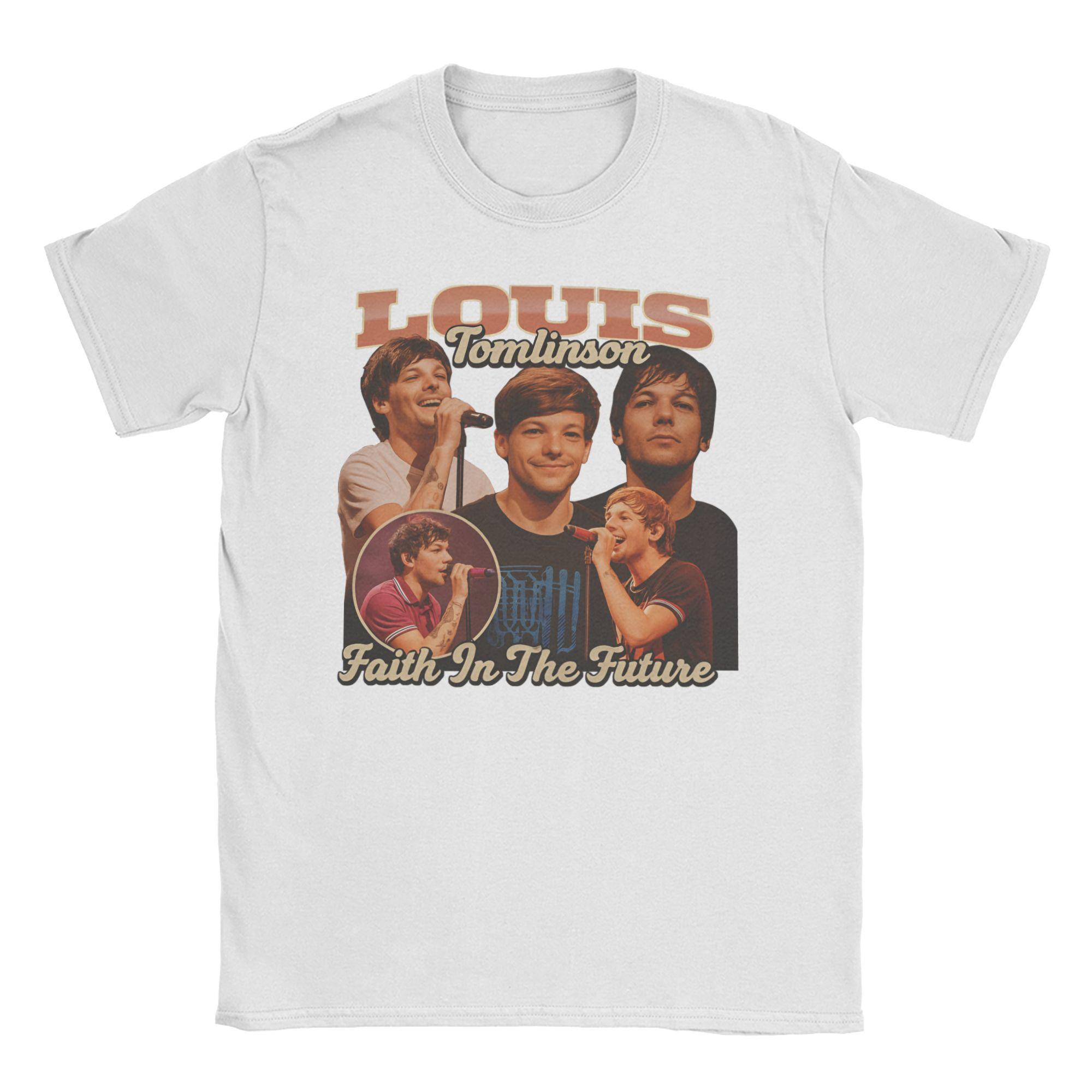 

Vintage T-Shirt Summer L/Louis Tomlinsons Popular T Shirts Music Cotton Tshirt for Mens Y2K Basic Plus Size Short Sleeve Tees 5XL різнокольоровий