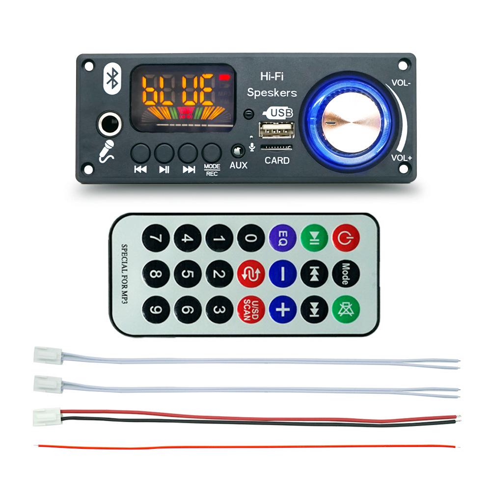 JQ Bluetooth MP3 Decoder Amplifier 2x80W 6V-24V Car Audio Module