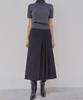 Memua Lange Pleated Half-Long Skirt