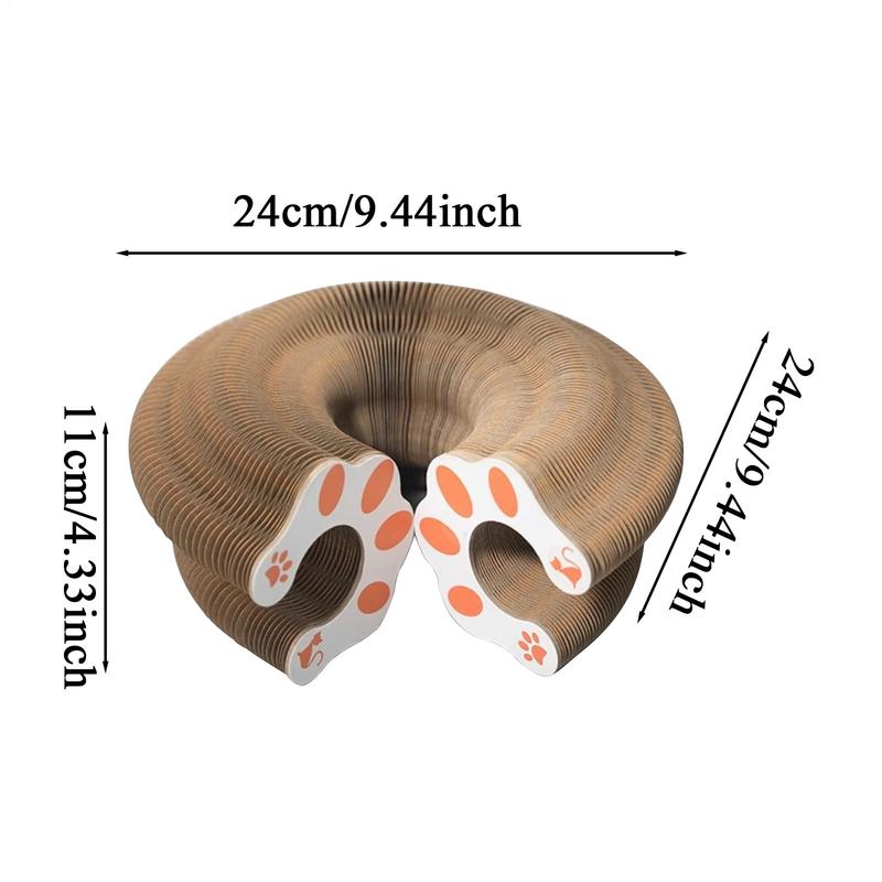 Organ Cat Scratcher Board Cat Toys Scratching With Bell Ball Interactive Mental Physical Exercise Game For Infoor Oudoor Use