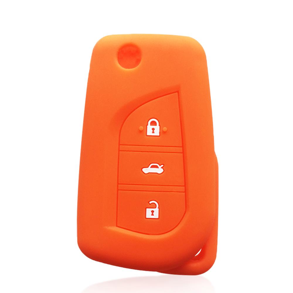 For Corolla 2020 Key Fob Case Cover for Toyota Auris Corolla Reiz Avensis Verso Yaris Aygo Rav4 Scion TC IM 2016 Keychain Bag