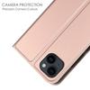 For iPhone 14 Case Magnetic Closure Leather Phone Cover Card Holder Viewing Stand