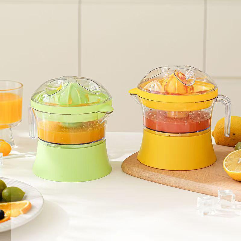 Portable Rechargeable Multi-functional Electric Juicer for Lemons and Oranges жёлтый