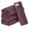Towel Laboratory Large Face Deep Set of JapanTechnology [Volume Rich] #003 Towel, Purple, 4, Hotel-Grade, Thick, Fluffy, High-Absorbency, Durable,