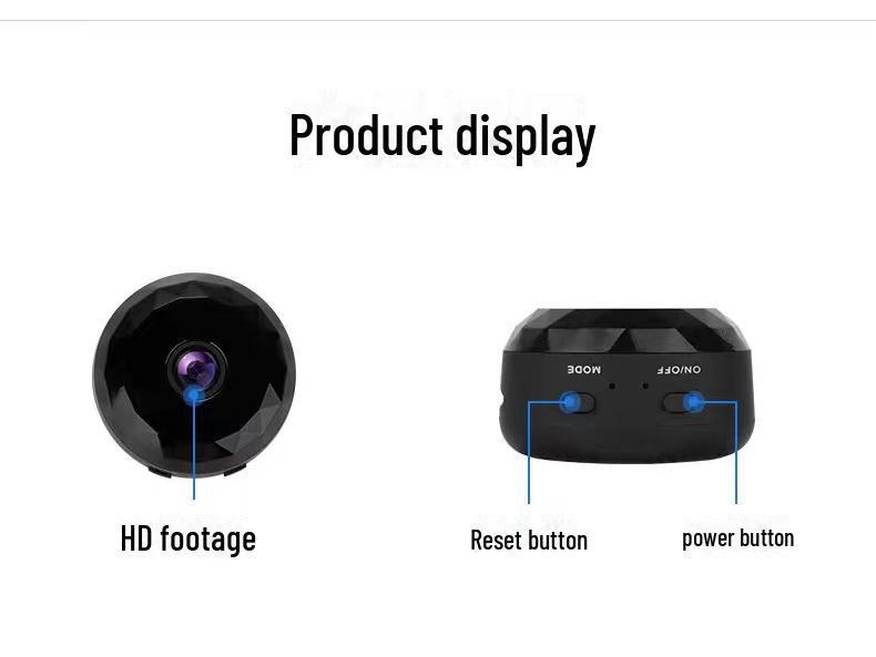 1080P HD trådløst smart hjemmekamera med WiFi-fjernovervåking